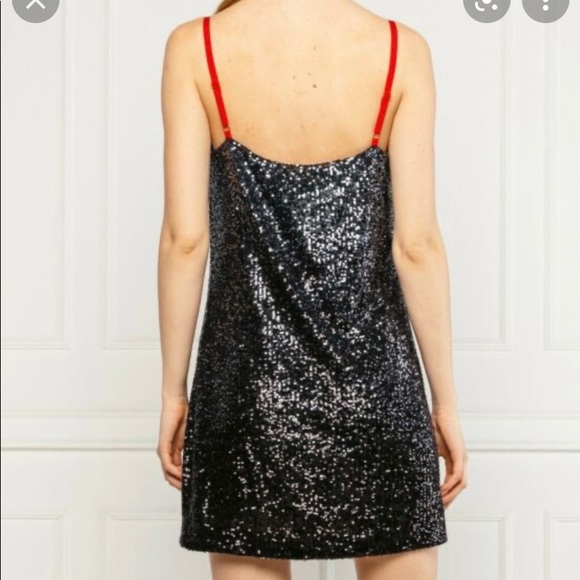 DKNY stretchy sequin slip dress - Picture 2 of 8